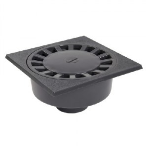 NICOLL VLOERPUT PVC 15x15 cm ø 50MM SC 504